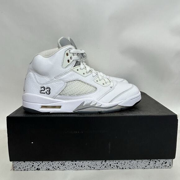 Nike Air Jordan 5 Retro OG “White Metallic” - Picture 4 of 9